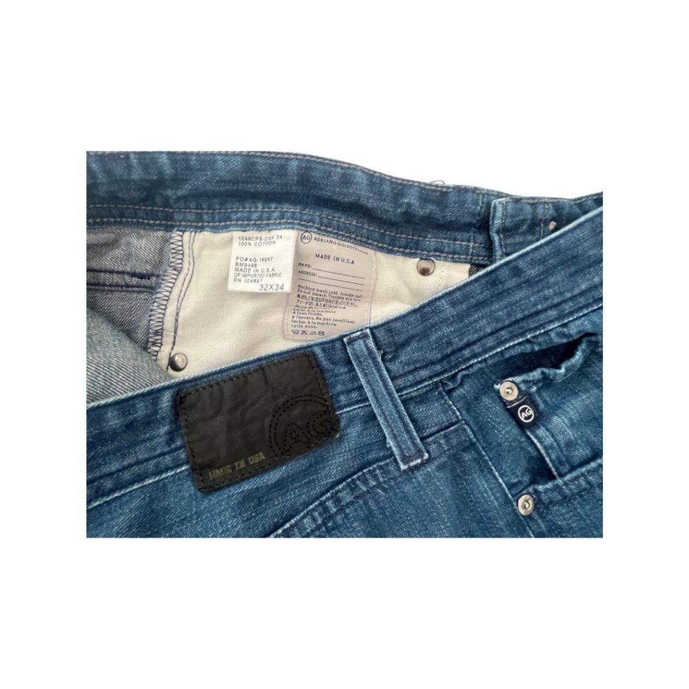 Excellent condition! Adriano Goldschmied Men's The Protege Straight-Leg Jean - Picture 4 of 5